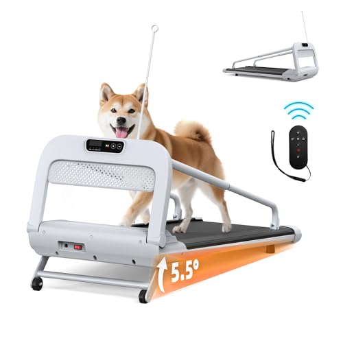 2025 New Quiet Smart Pet Treadmill, Adjustable Speed,Weight Capacity 265 lbs Low-Noise Design Dog Treadmill Pet-Friendly Treadmills for Small & Medium Dogs