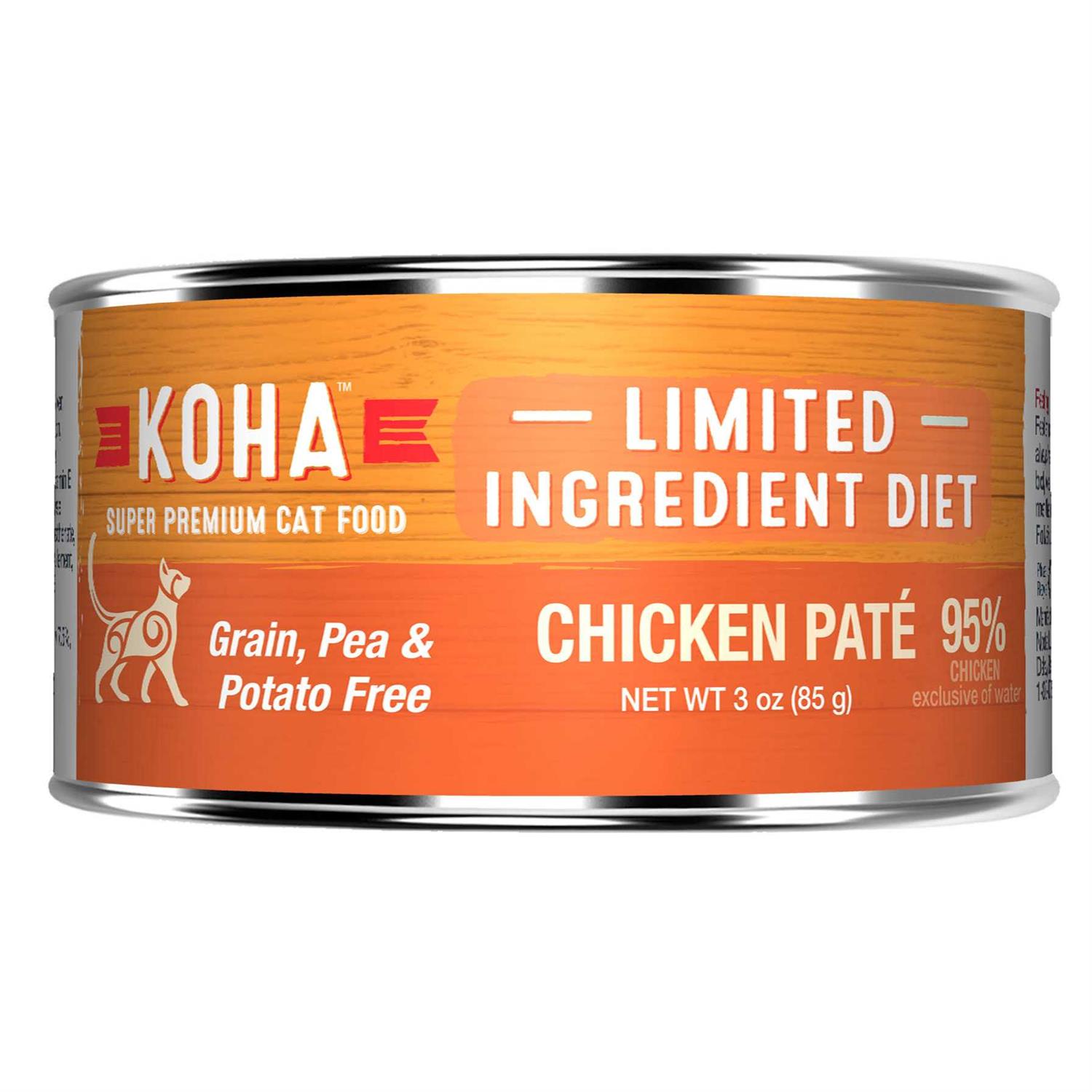 KOHA Grain &amp; Potato Free Limited Ingredient Diet Chicken Pate Canned Cat Food - Pet Supplies online store