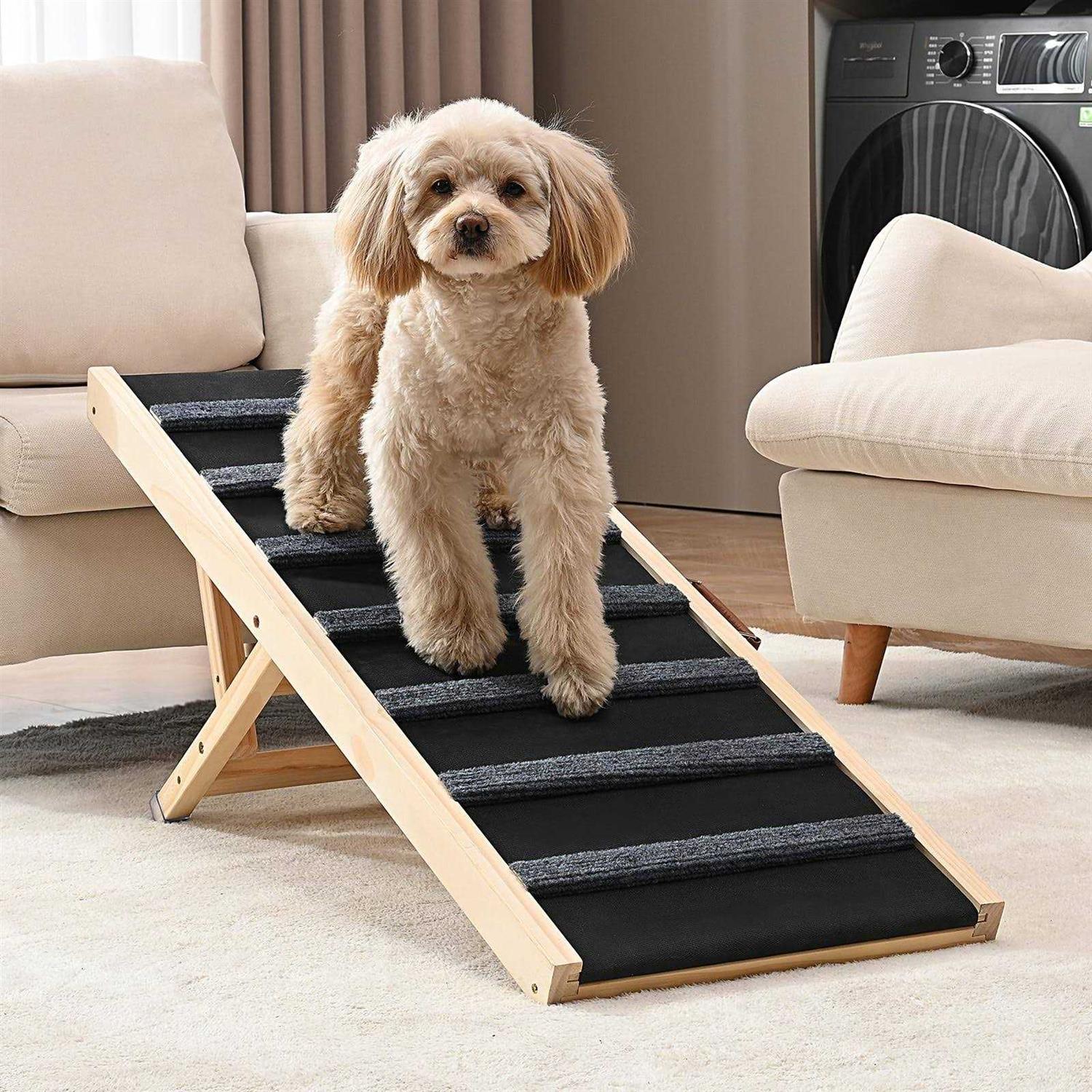 VEVOR Dog Ramp Folding Pet Ramp for Bed Adjustable Dog Ramp for Small - Pet Supplies online store