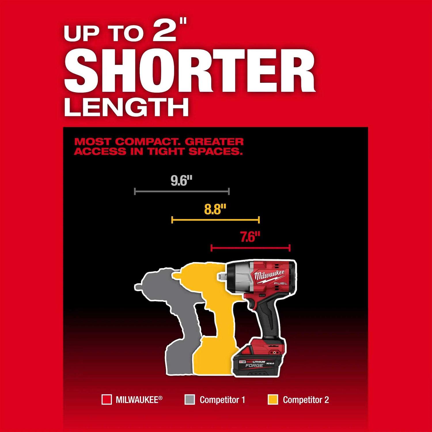 Milwaukee 2967-20 M18 FUEL 1/2 High Torque Impact Wrench w/Friction Ring