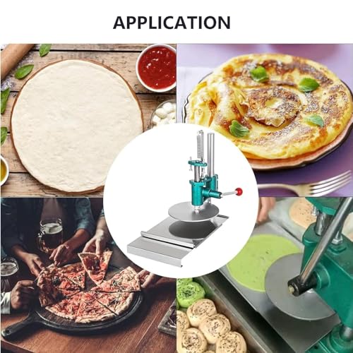 Manual Dough Press Dough Roller Dough Sheeter Pasta MakerAdjust Dough Thickness & Plate HeightCommercial Use & Home UseRestaurant Pizza Shop Street Vendors Pastry Shop