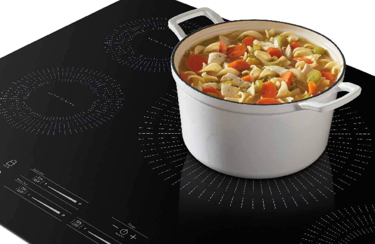Frigidaire 36" Electric, Built-in 5-Burner Stove with Black Trim-Heats Fast and Even, FFIC3626TB 36'' Induction Cooktop, 36 inches