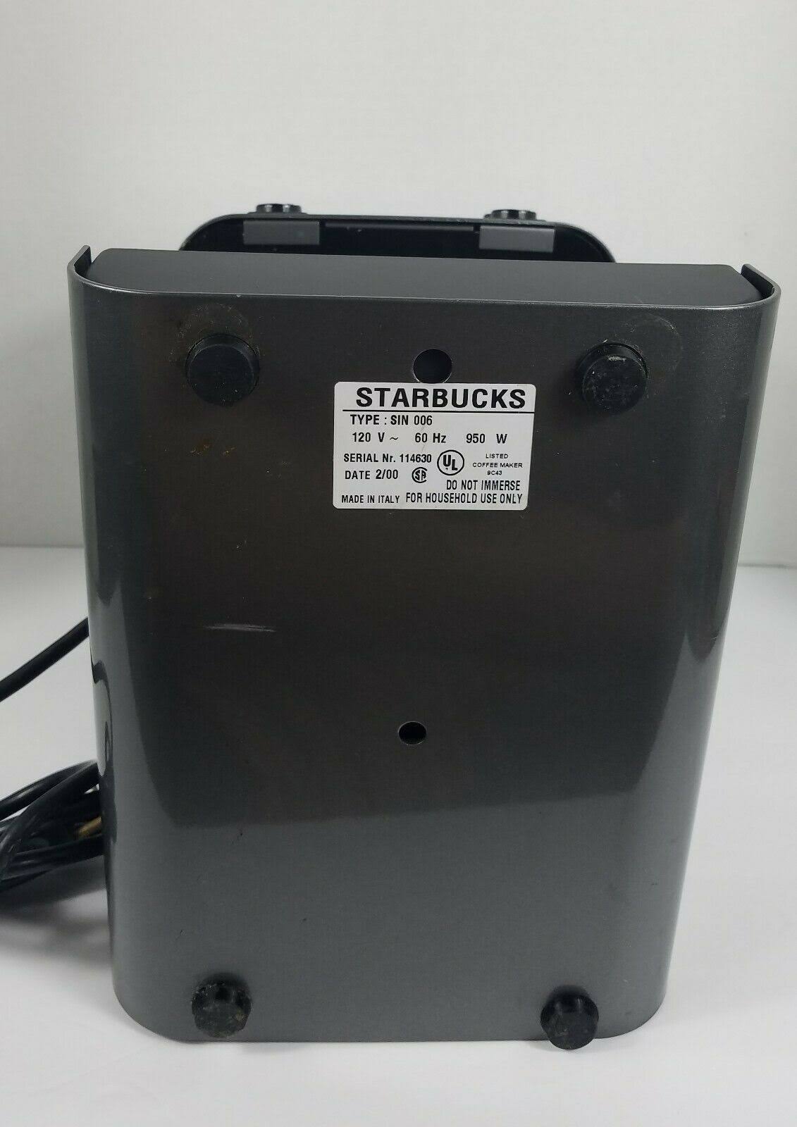 Starbucks Barista Espresso Machine Portafilter Saeco Sin 006