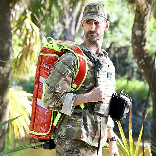 Statpacks G3+ Responder, Large Capacity ALS BLS Medic Backpack, Modular System for EMS, Firefighters, Healthcare (Blue)