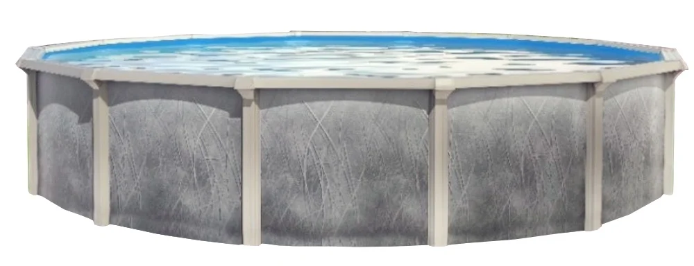 Lake Effect Pools 18' x 52" Round Explorer Galvanized Steel Frame Above Ground Swimming Pool