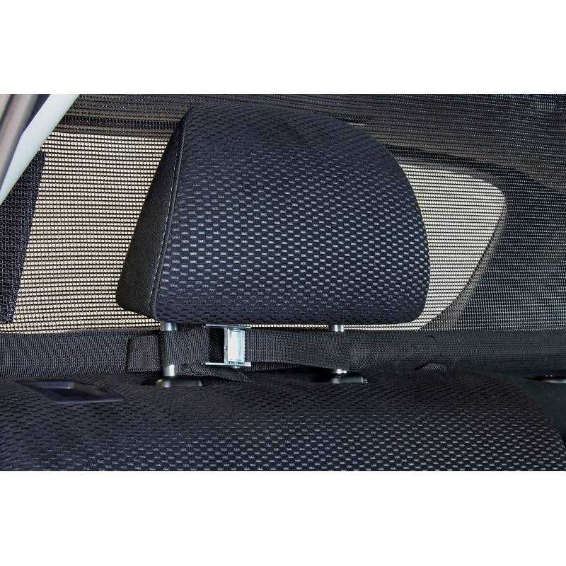Bushwhacker Cargo Area Dog Barrier for CUV &amp; Mid-Sized SUV 46 Wide Hatchback Pet Divider Crossover Vehicle Car Net Mesh Travel - Pet Supplies online store