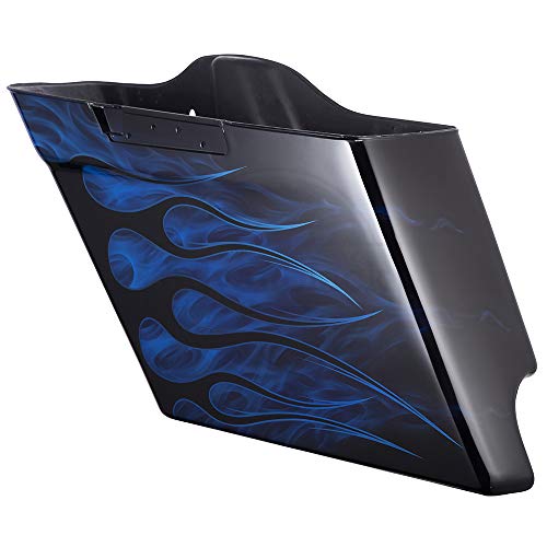 Vivid Black Saddlebags Saddle Bags Fit for 2014+ Harley/Davidson Touring, Motorcycle Accessories