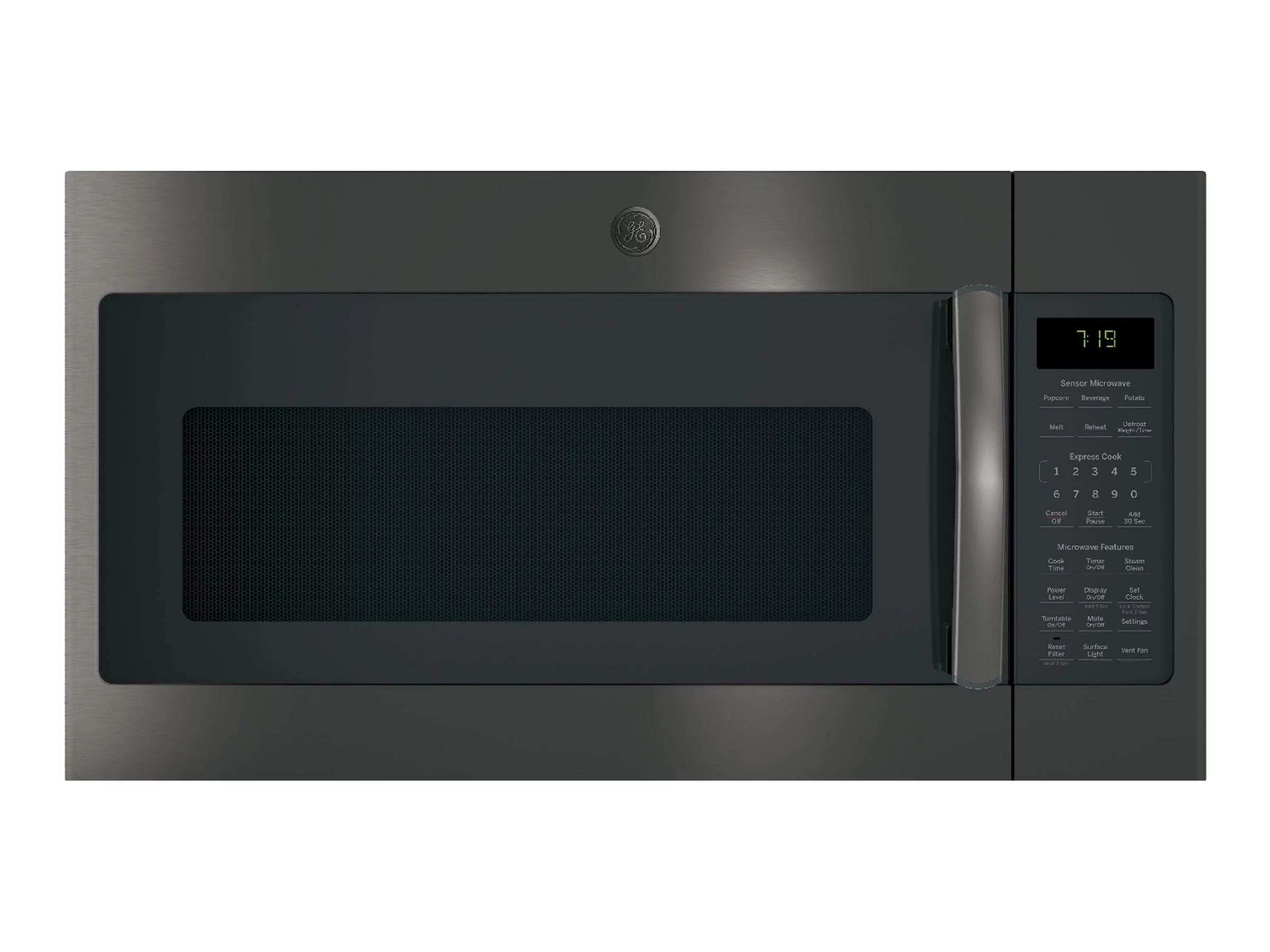 GE APPLIANCES JNM7196BLTS  OVER THE RANGE MICROWAVE Black Slate