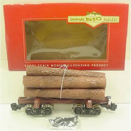 Bachmann 98490 Skeleton Log Car w/Logs G