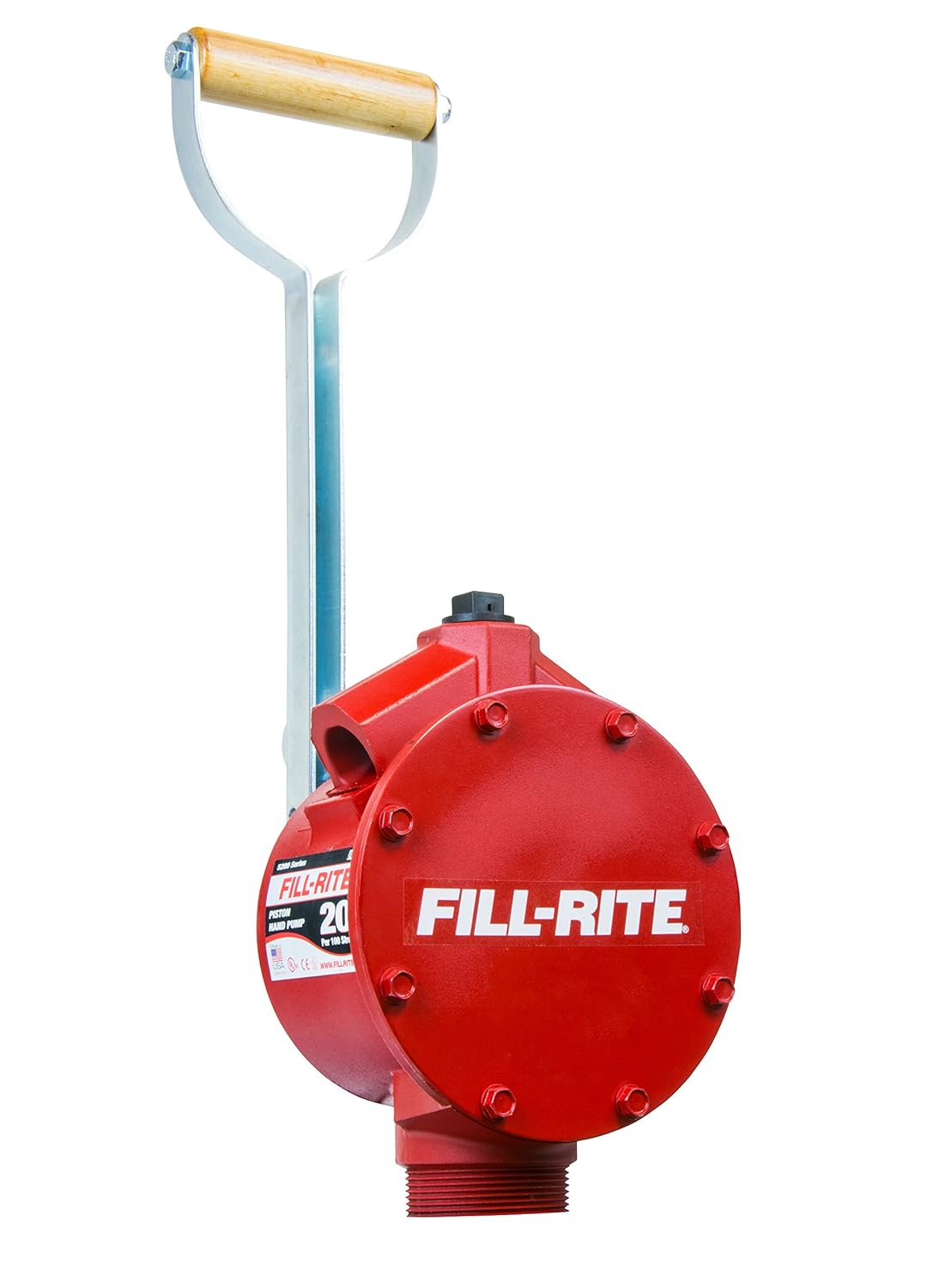 Fill-Rite FR151 Piston Hand Pump with Suction Tube and Pail Spout