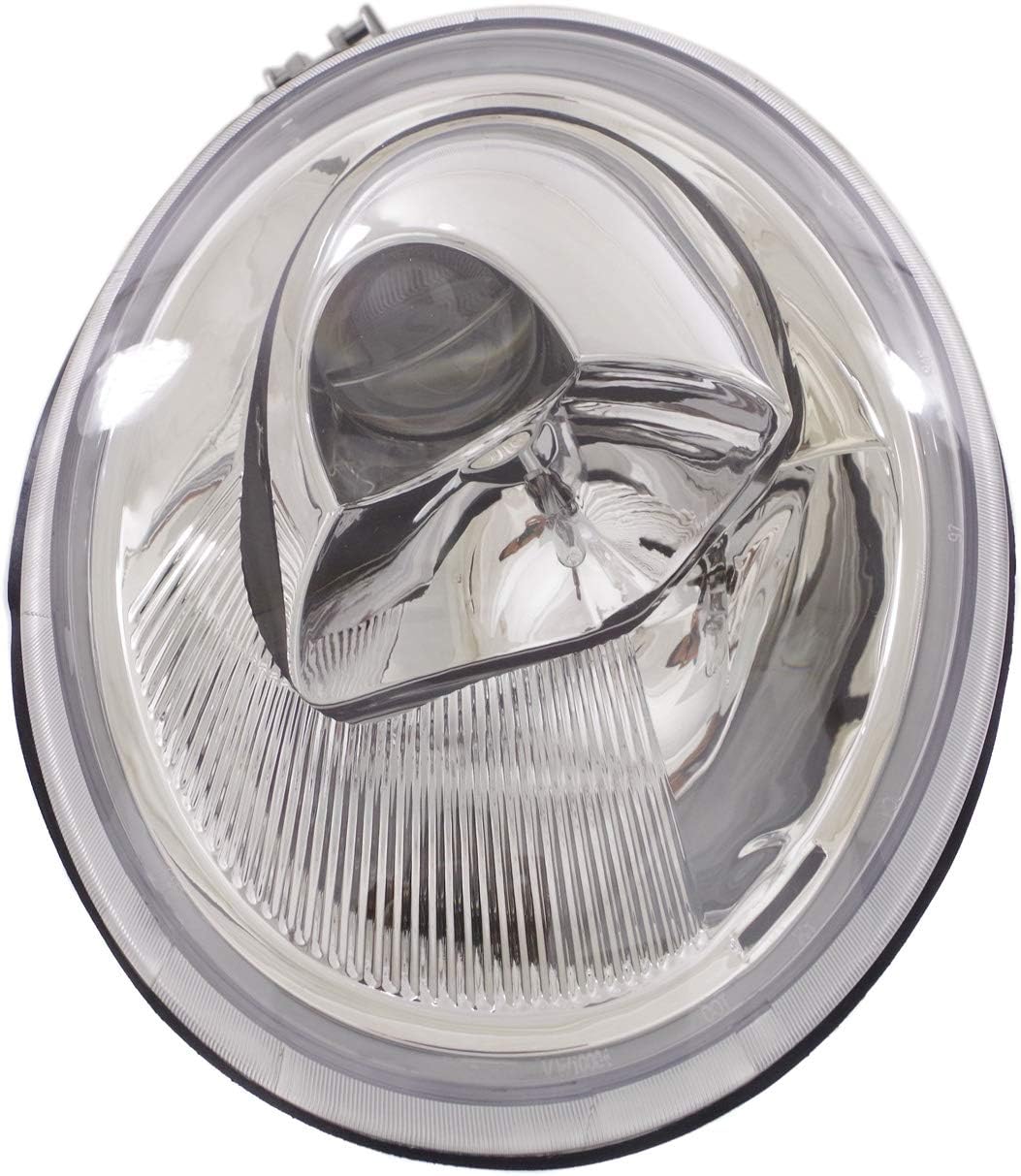 Garage-Pro Headlight Assembly Compatible with 1998-2005 Volkswagen Beetle, Set of 2, Driver and Passenger Side