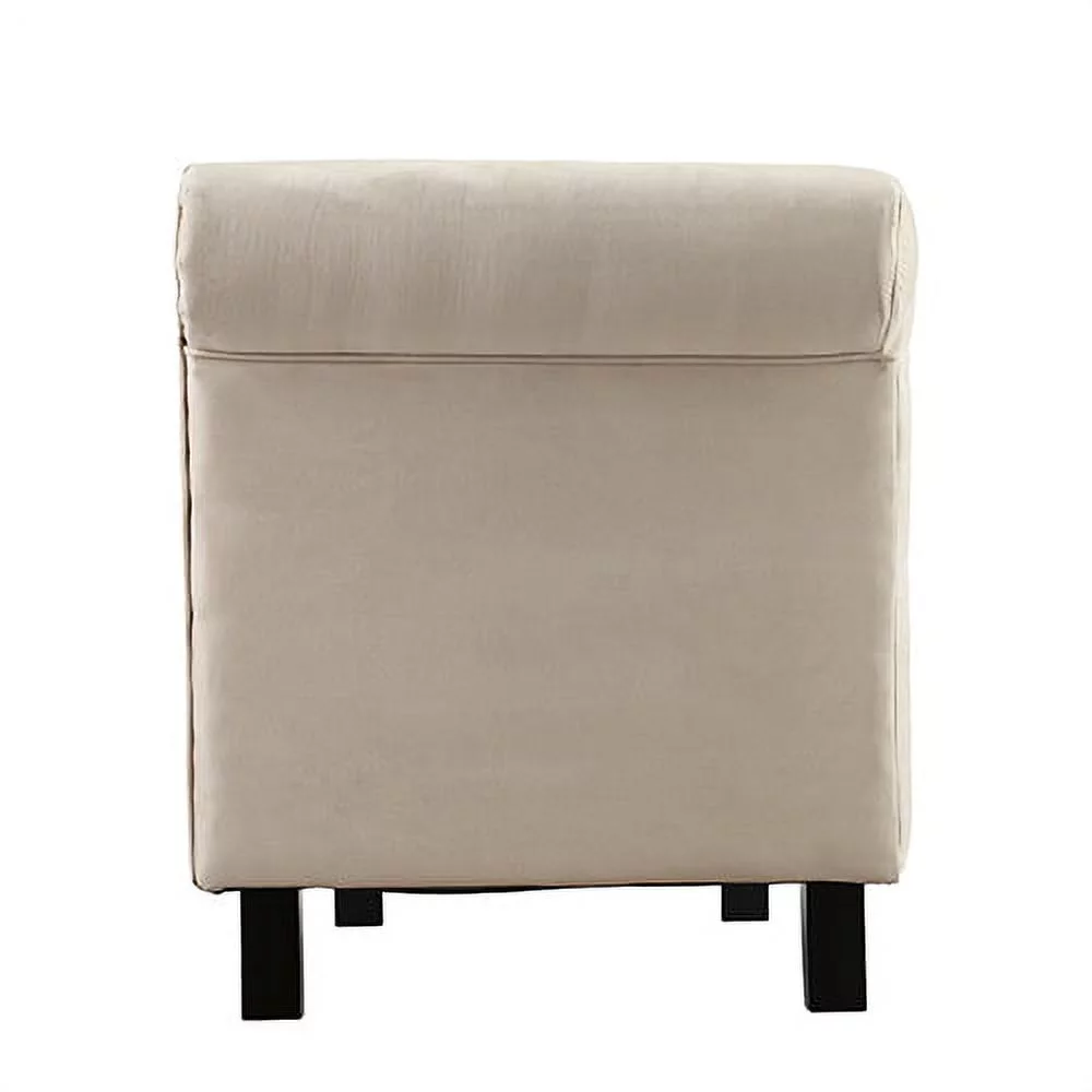 Longino Chaise Lounge w/ Storage, Khaki