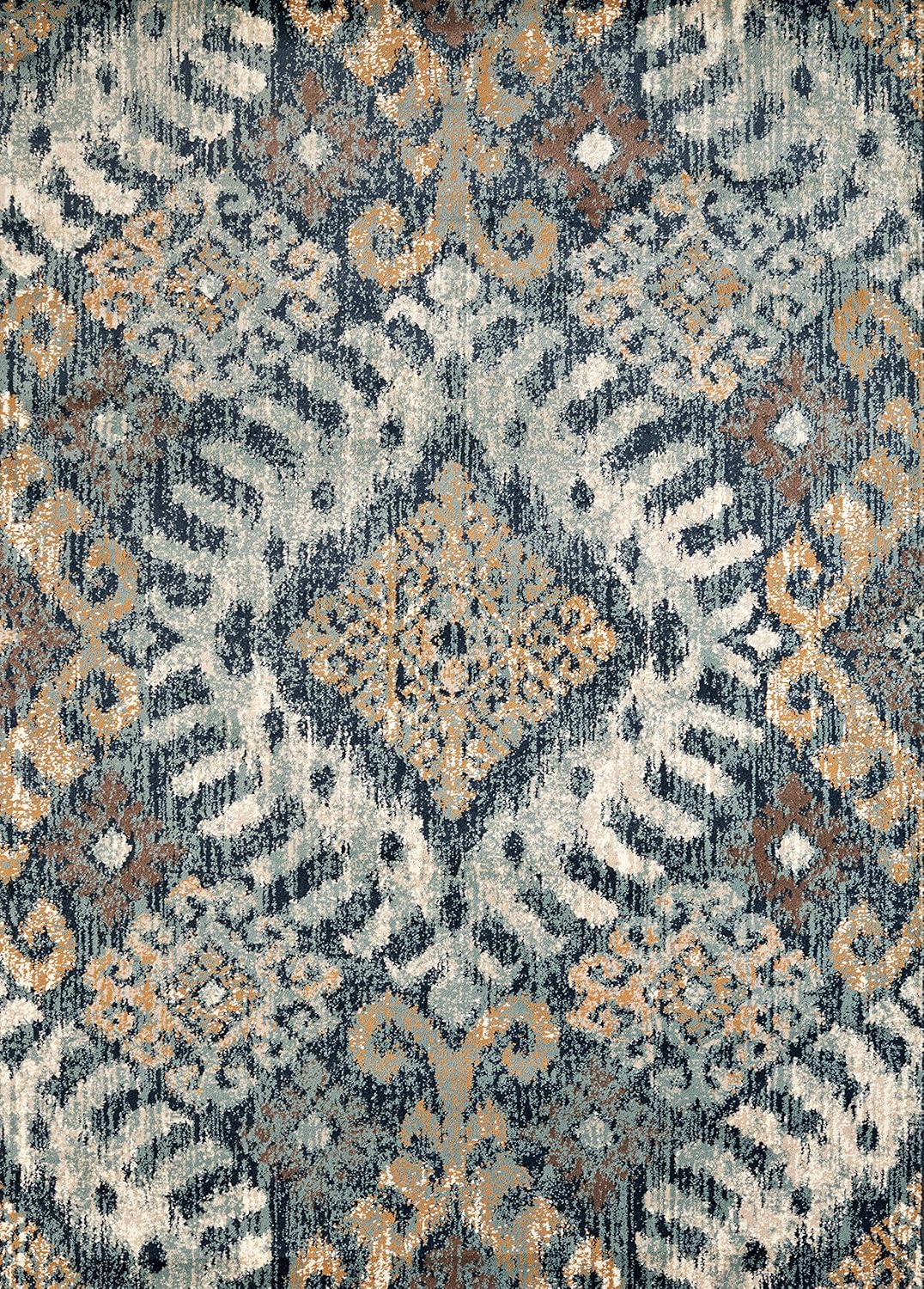United Weavers of America Bridges Indoor Rug, 12'6" x 15', Navy