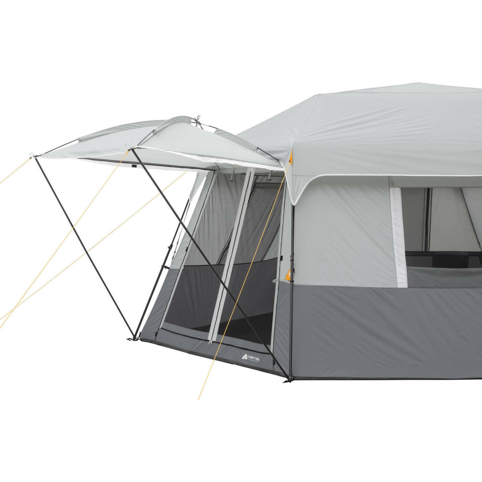 Ozark Trail 17& x 15& Person Instant Hexagon Cabin Tent, Sleeps 11