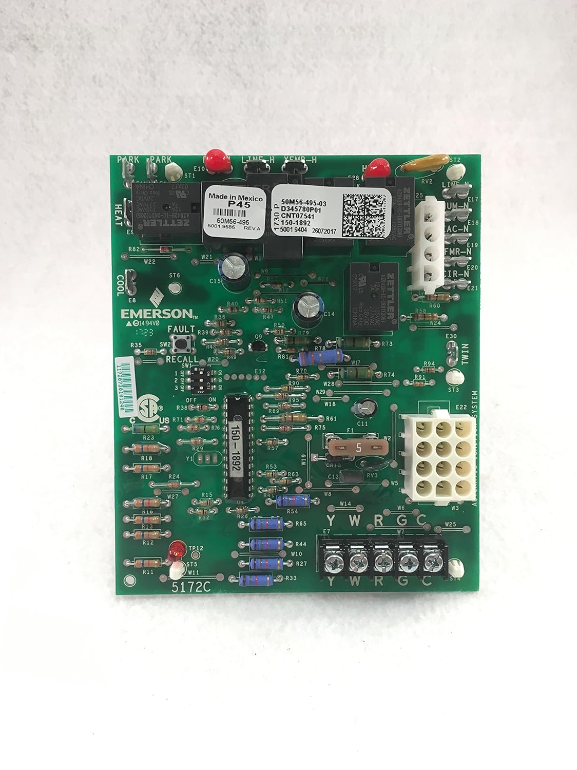 White Rodgers Upgraded Furnace Control Board Replaces American Standard CNT2183