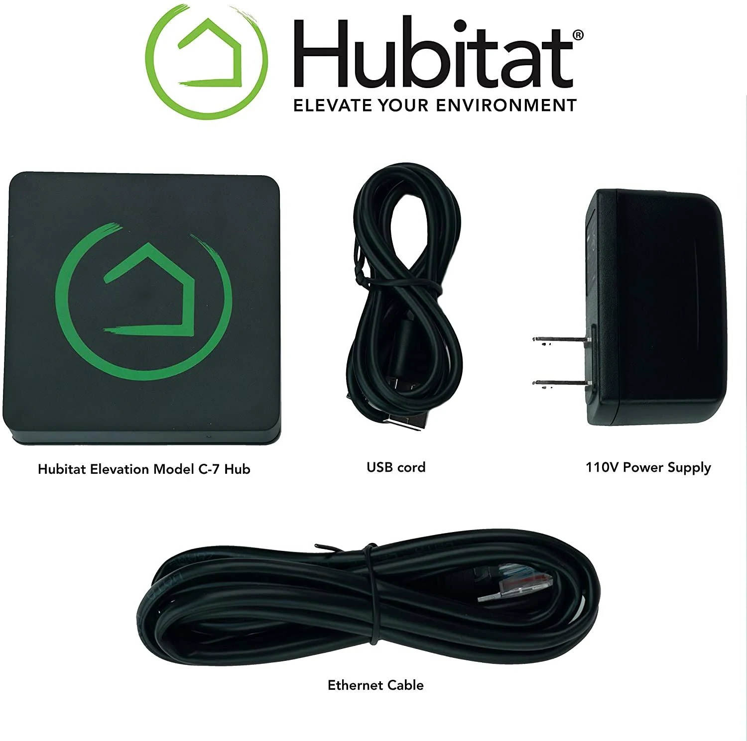 Hubitat Elevation Home Automation Hub - Compatible with Alexa, Google Home, ZigBee, Z-Wave, Lutron