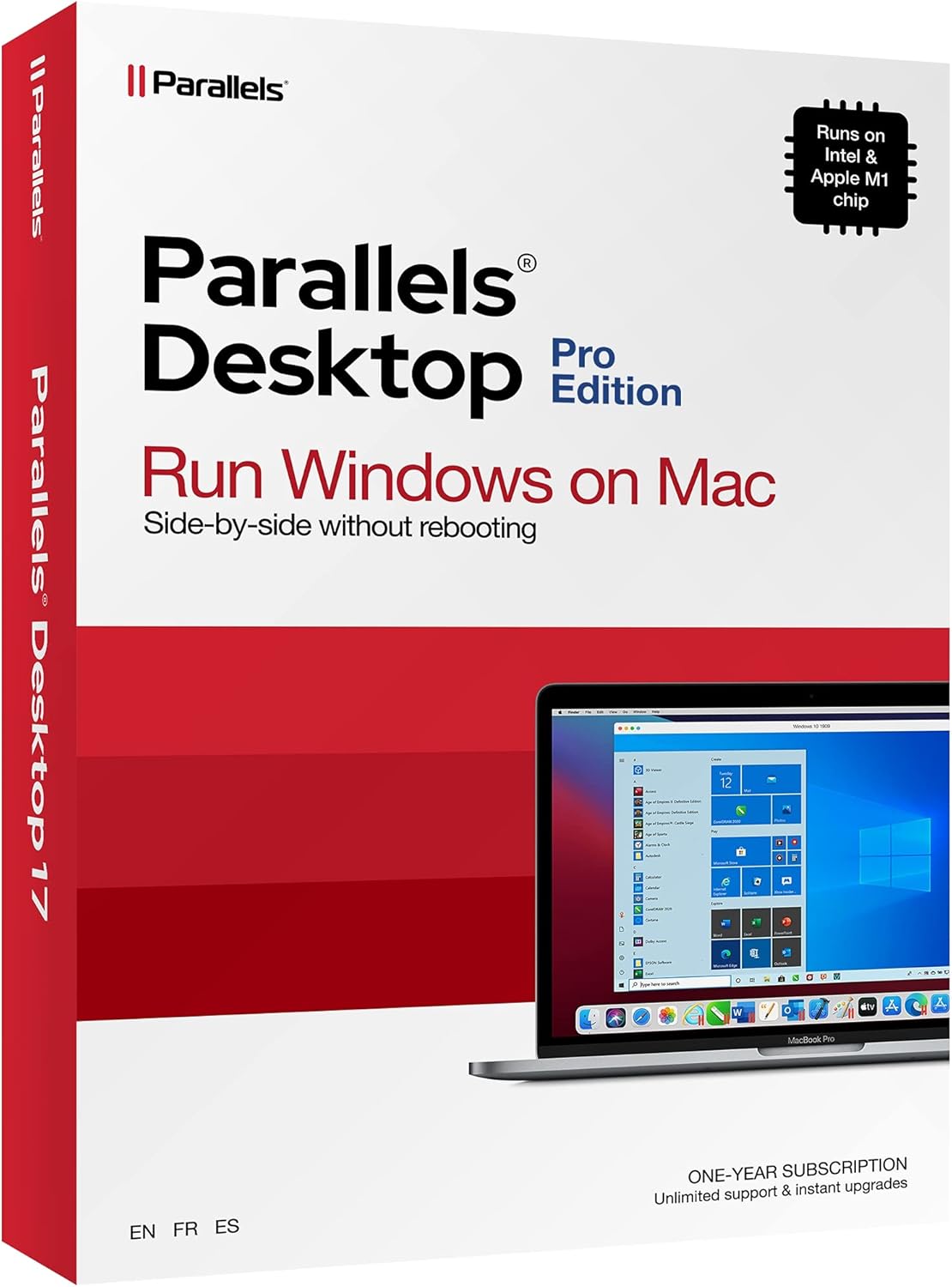 Parallels Desktop 17 for Mac | Run Windows on Mac Virtual Machine Software | 1-Year Subscription [Mac Key Card]