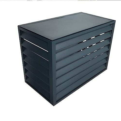 Outdoor air conditioner cover, Air conditioning protection grille, Anti-Theft Sturdy Aluminum AC Covers, fence to hide air conditioner, Applicable to air conditioner outdoor unit