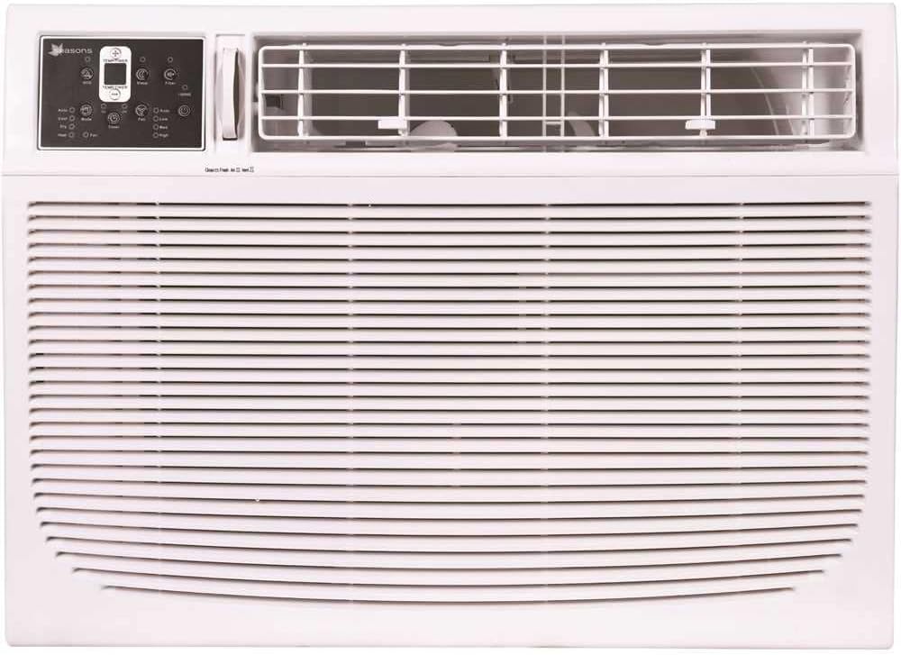 8,000 BTU 115-Volt Window Air Conditioner with Heat White