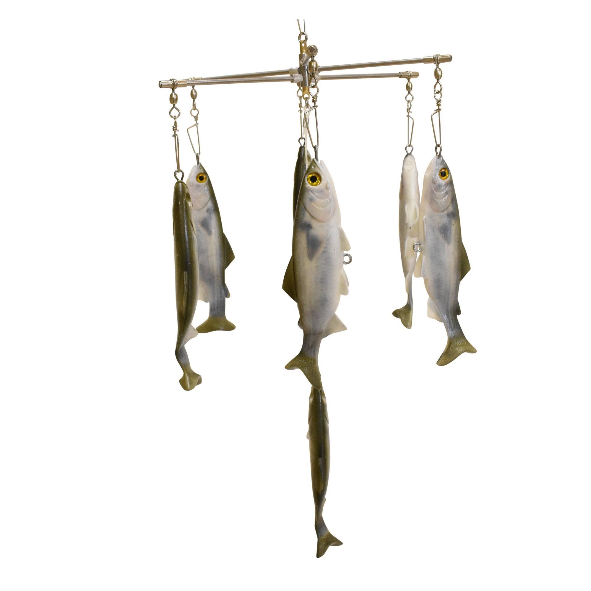 Mullet Double Dredge Teaser - 8 in. Lifelike Fish (19)