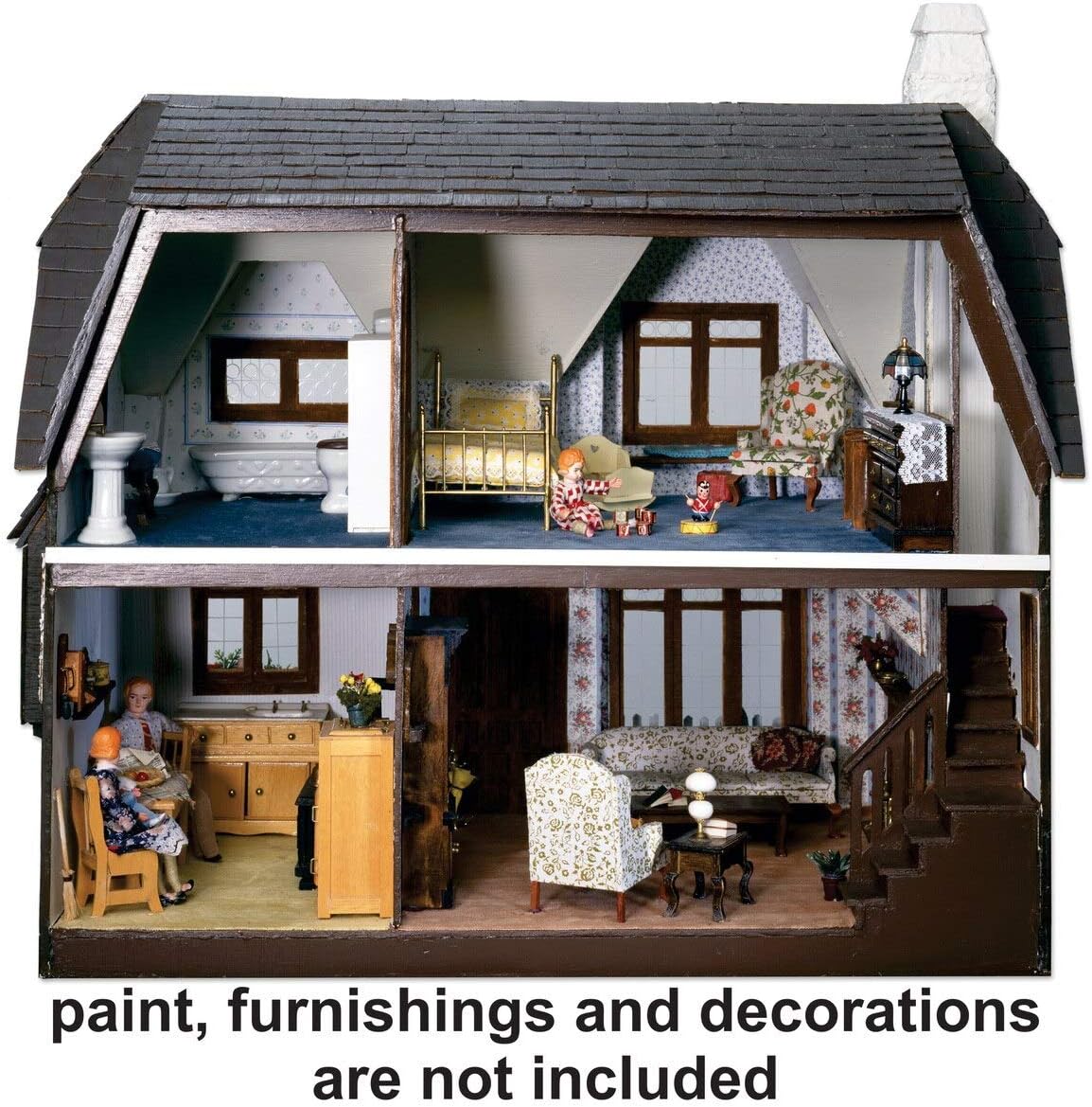 Greenleaf Glencroft Dollhouse Kit - 1 Inch Scale