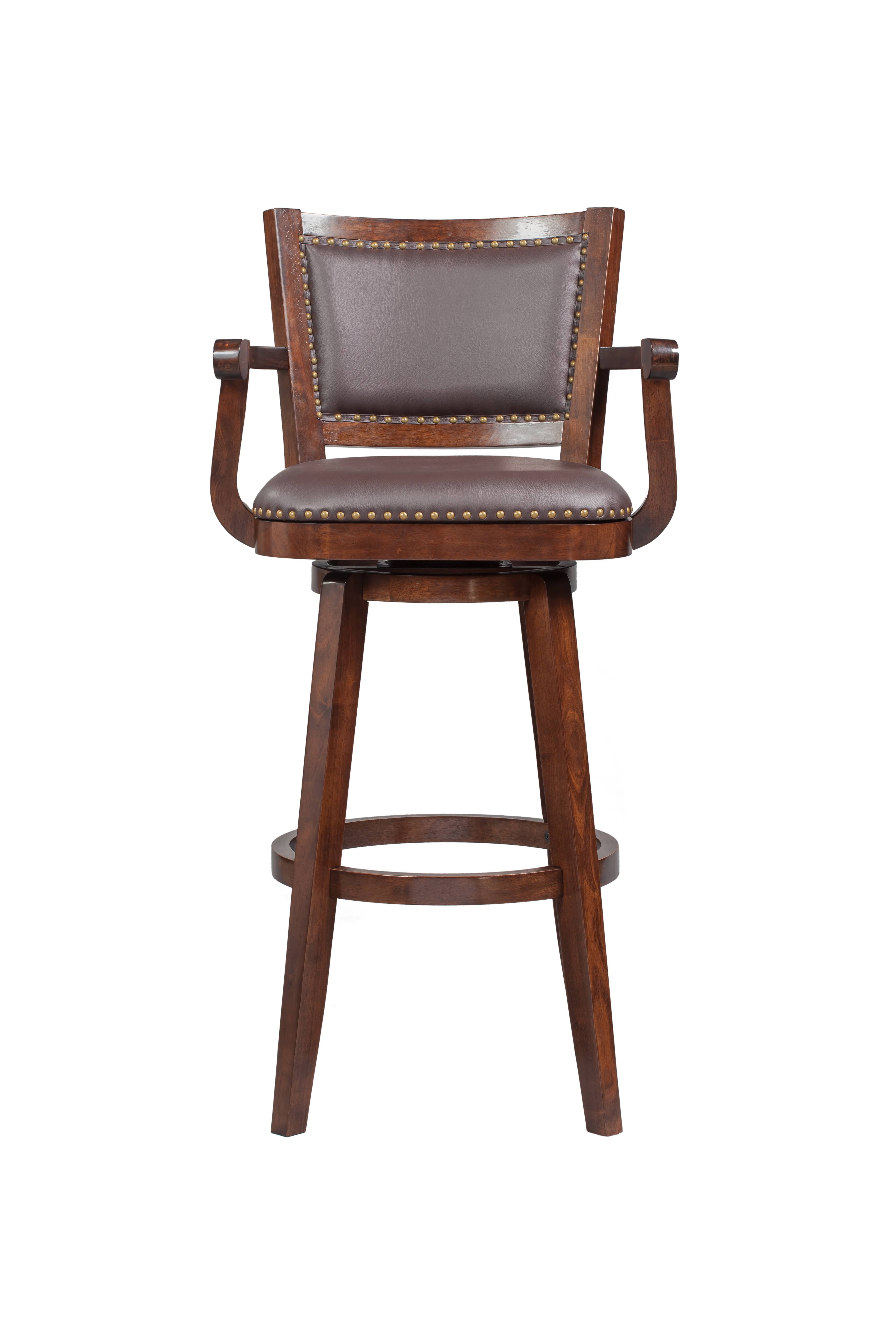 Boraam Broadmoor Swivel Extra Tall Barstool, Cappuccino