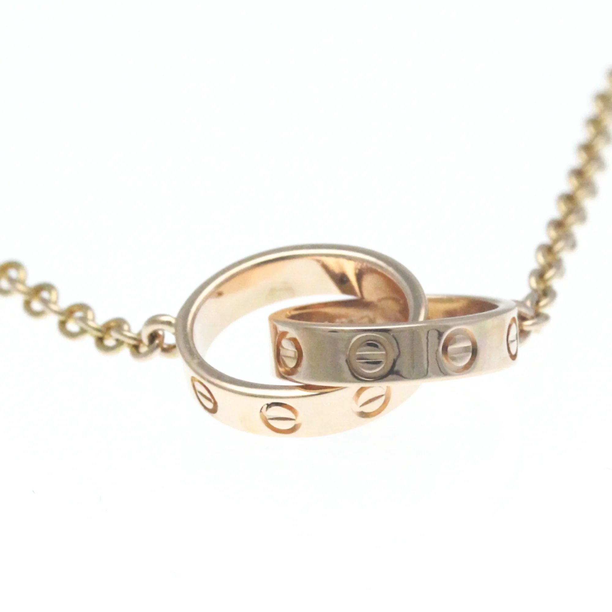 Pre-Owned Cartier Baby Love Bracelet Pink Gold (18K) No Stone Charm Bracelet Pink Gold (Good)