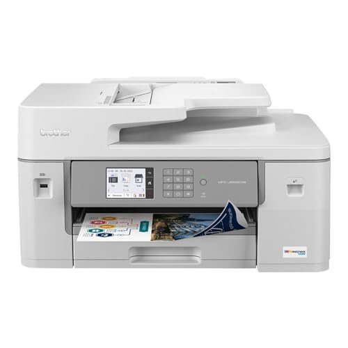 Brother MFC-J6555DW INKvestment Tank Color Inkjet All-in-One Printer with up to 1 Year of Ink in-box1 and 11” x 17” Print, Copy, scan, and fax Capabilities