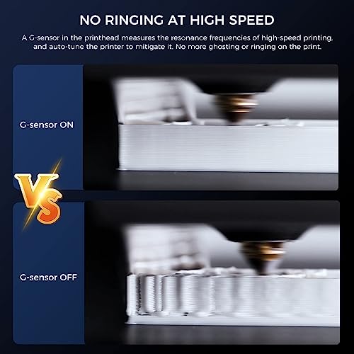 Creality K1 3D Printer 600mm/s Printing Speed 32mm³/s Max Flow Hotend 300°C High-Temperature Nozzle Direct Extruder Auto Leveling Self-Test with One Tap Solve Ringing with G-Sensor 220 * 220 * 250mm