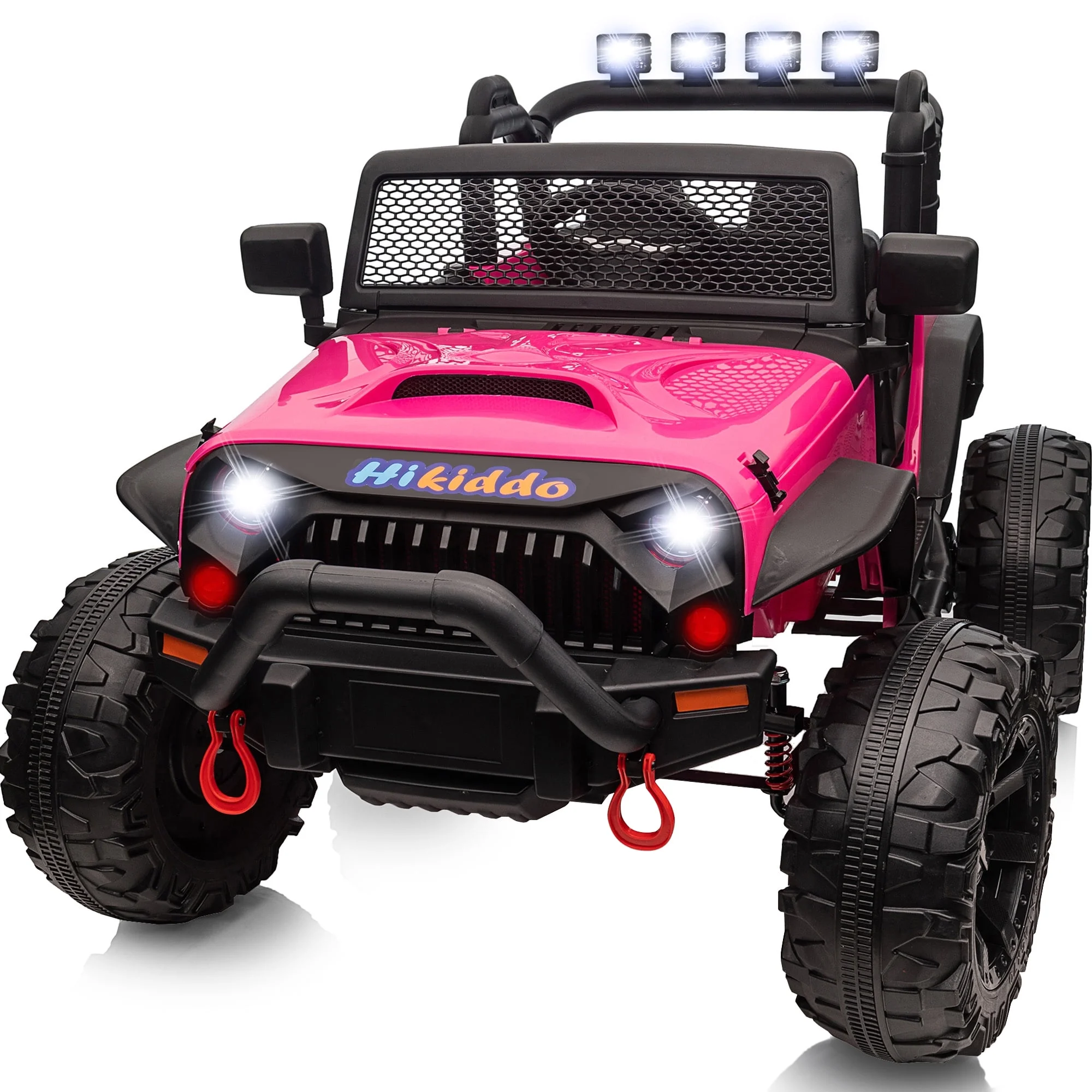 Hikiddo 24V Kids Ride on Truck, 2 Seater Powered Ride on Toy Car with Remote