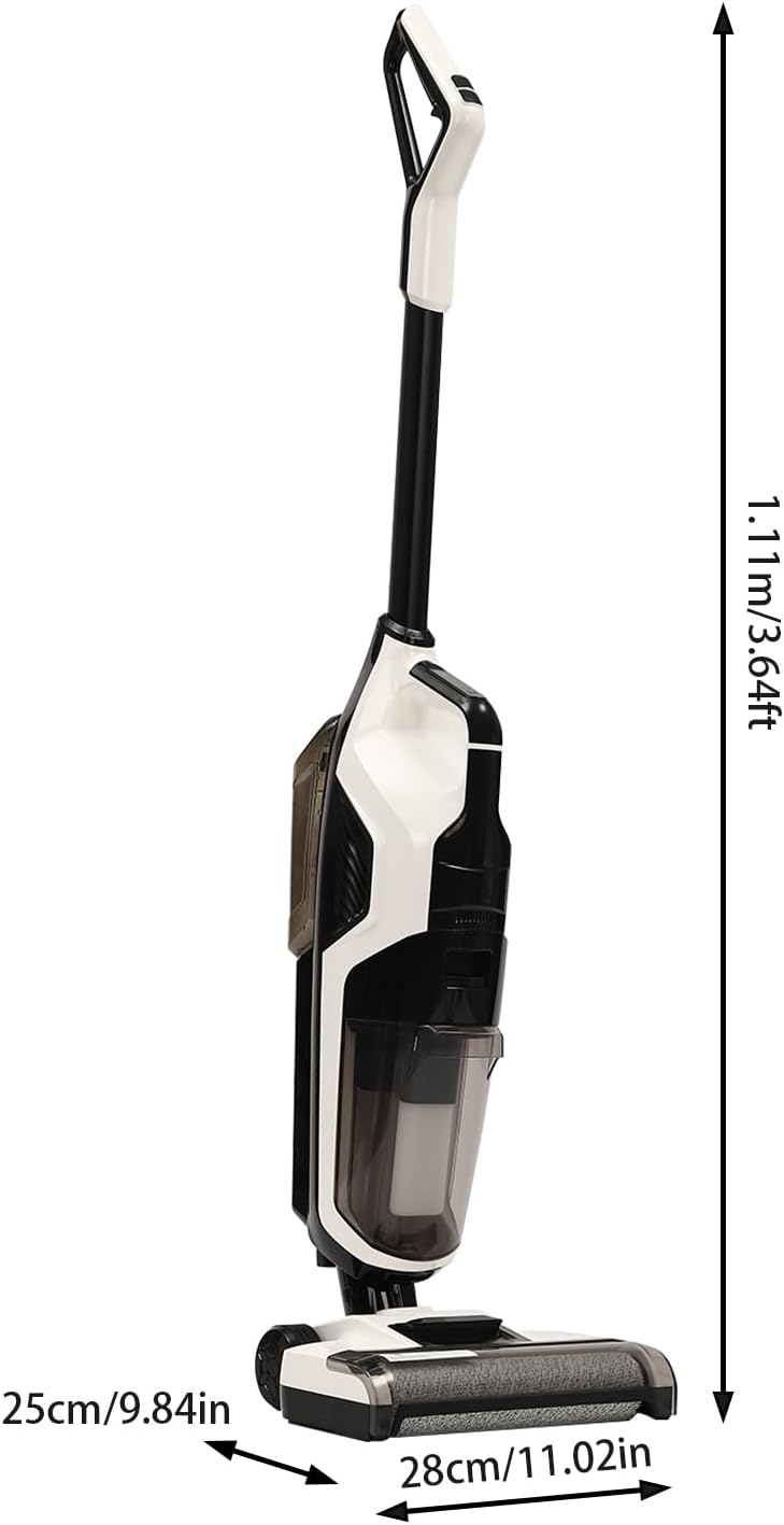 Wet Dry Vacuum, Smart One-Step Self-Cleaning Vacuum Mop with 17000Pa Intense Power Suction,Lightweight & Long Run Time,Great for Sticky Messes and Pet Hair