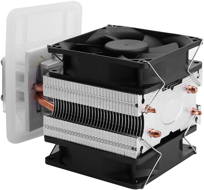 12V Semiconductor Refrigeration Thermoelectric Peltier Air Cooling Dehumidification System Cooler Fan Cooling System Kit 175x100x98 mm
