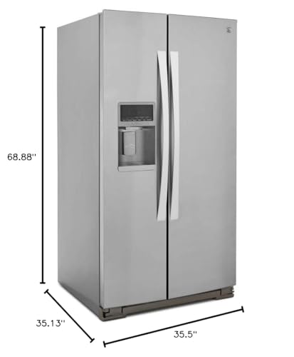 Kenmore Elite 28 cu. ft. Side-by-Side Refrigerator with Accela Ice Technology, includes delivery and hookup (Available in select cities only)