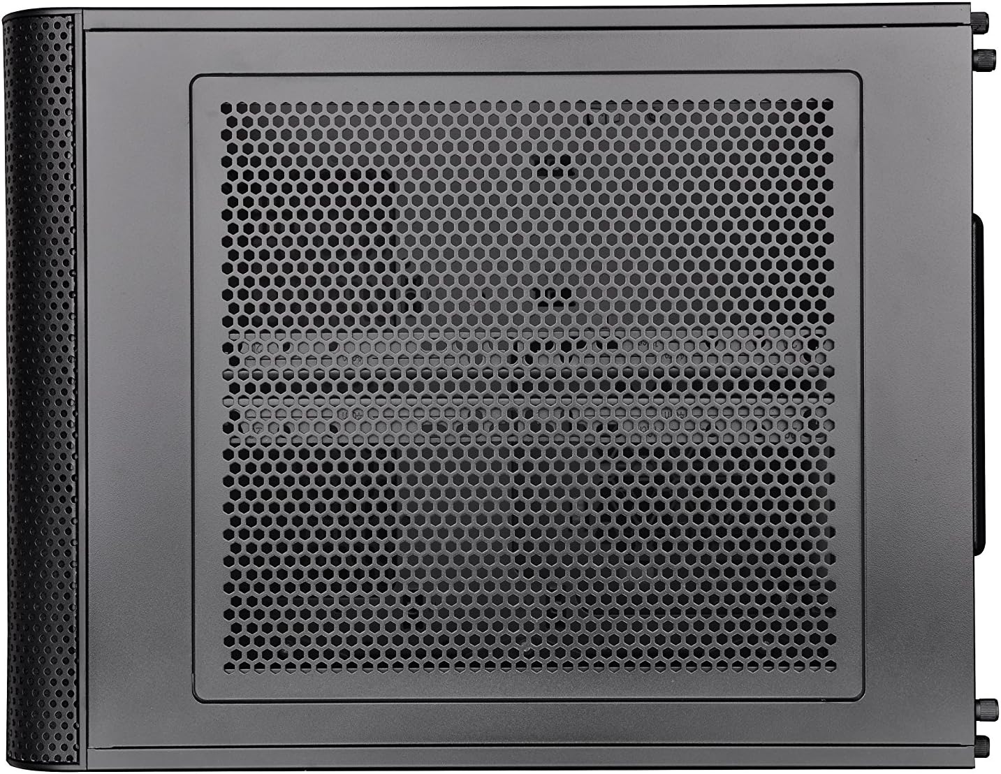 Thermaltake Core V21 SPCC Micro ATX, Mini ITX Cube Gaming Computer Case Chassis, Small Form Factor Builds, 200mm Front Fan Pre-installed, CA-1D5-00S1WN-00 Black