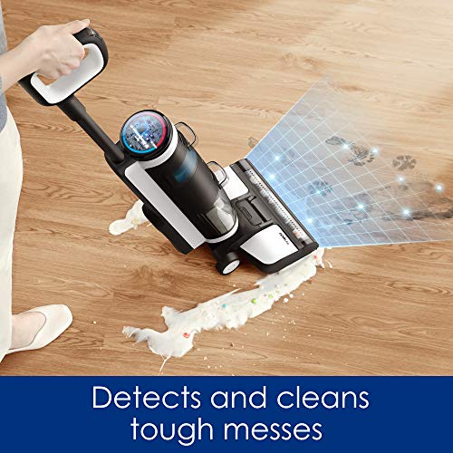 Tineco iFLOOR 3 Breeze Complete Wet Dry Vacuum Cordless Floor Cleaner and Mop One-Step Cleaning for Hard Floors