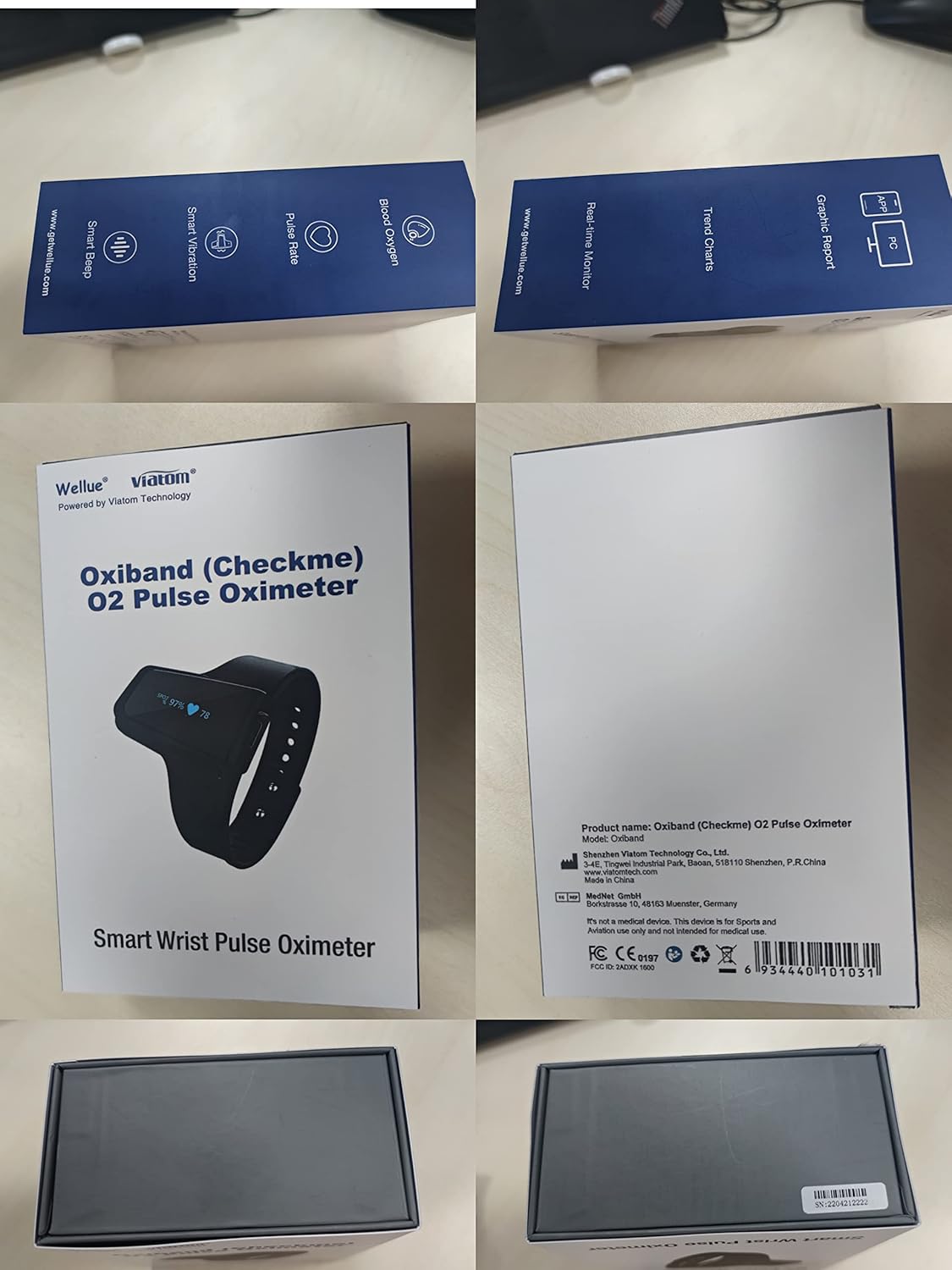 Wellue O2 Pulse Oximeter with Smart Reminder | Blood Oxygen Saturation Monitor for SpO2 and Heart Rate Tracking Continuously, Bluetooth Finger Ring with Free APP &PC Report
