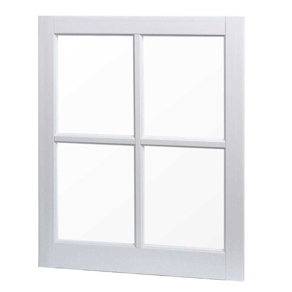 TAFCO Windows 24 in. x 29 in. Utility Fixed Picture Vinyl Window with Grid - Shop Hardware Tools Online Store