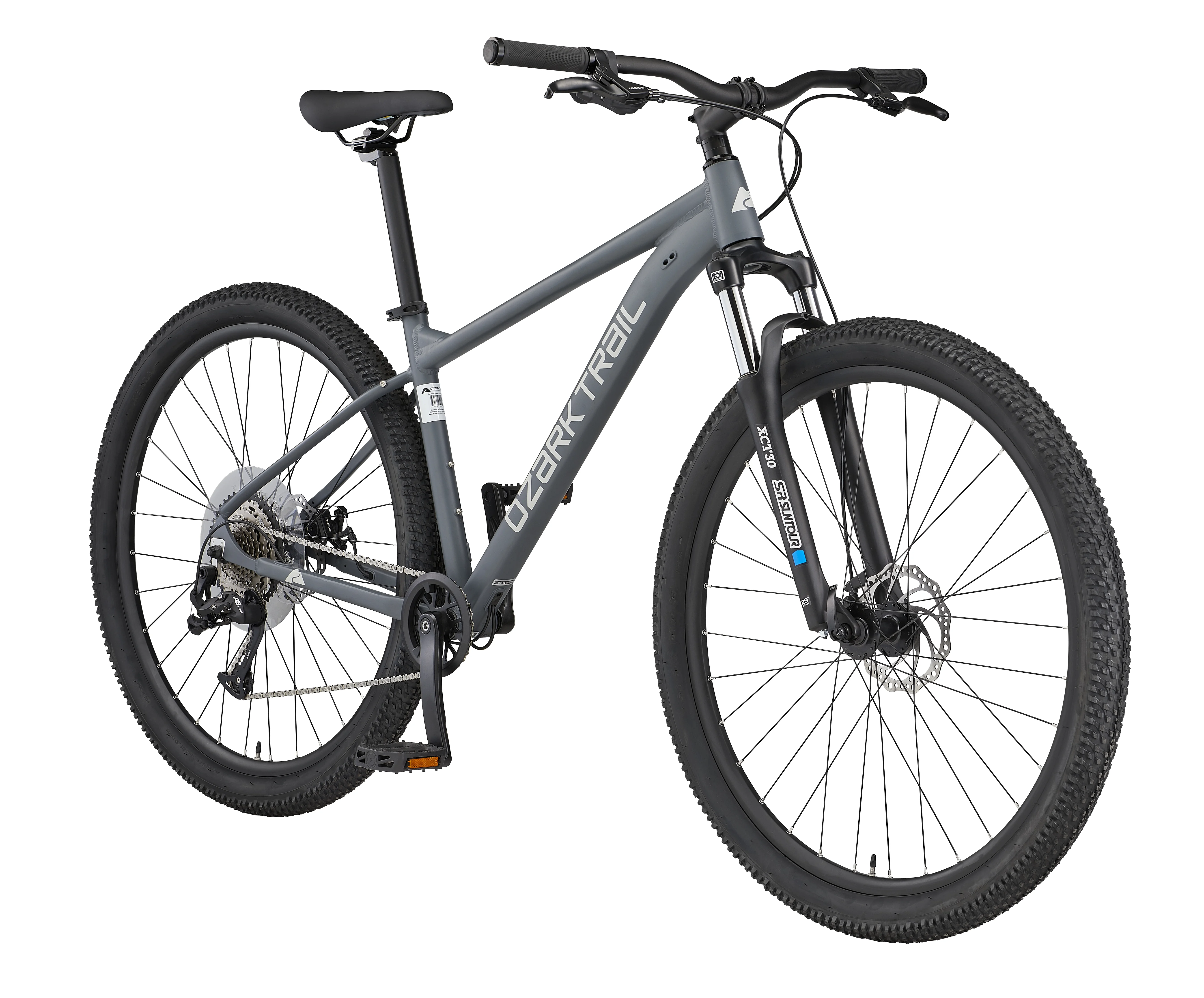 Ozark Trail 29" Ridge Mountain Bike, Medium Frame, Gray, Adult, Unisex