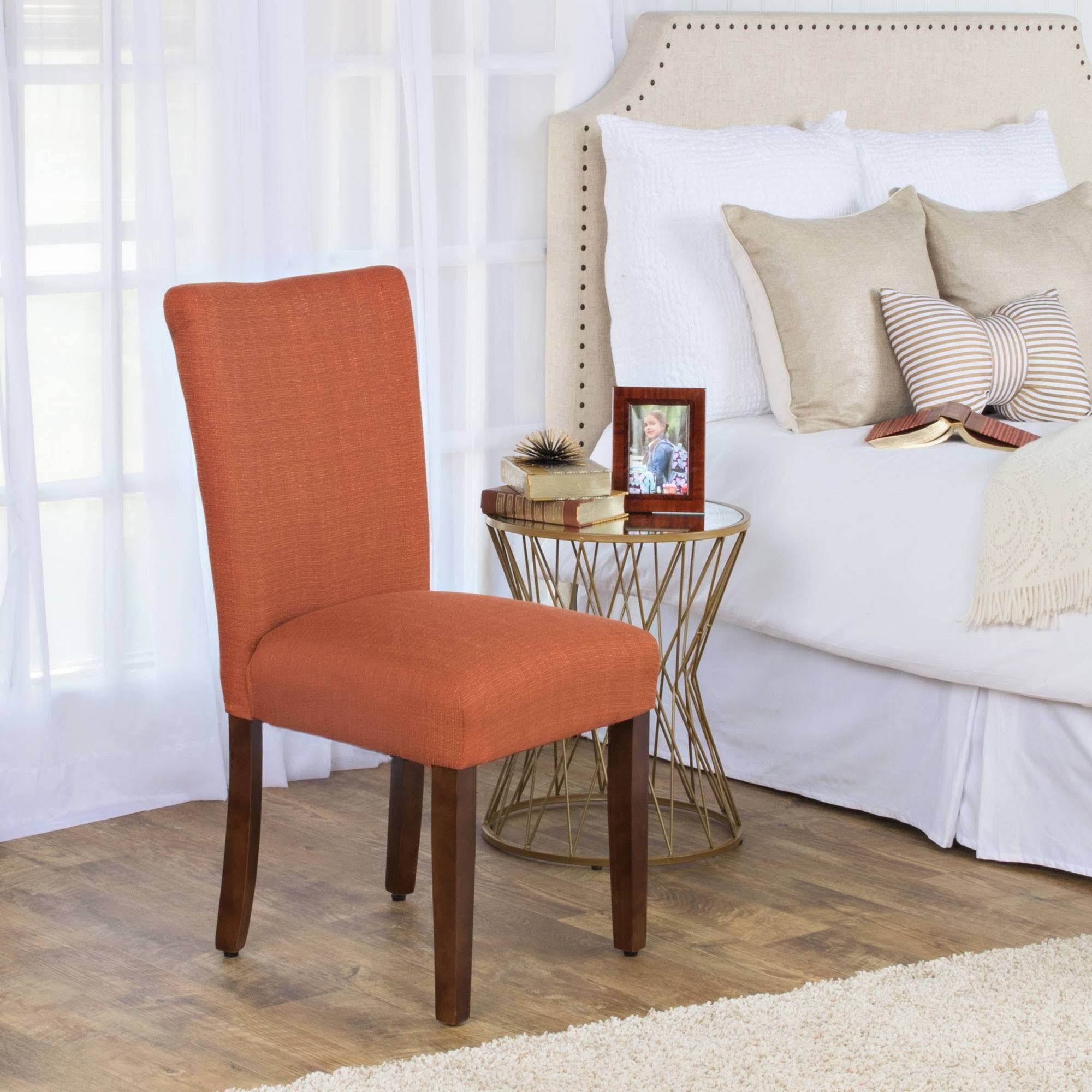 HomePop Parsons Chair Cayenne Red