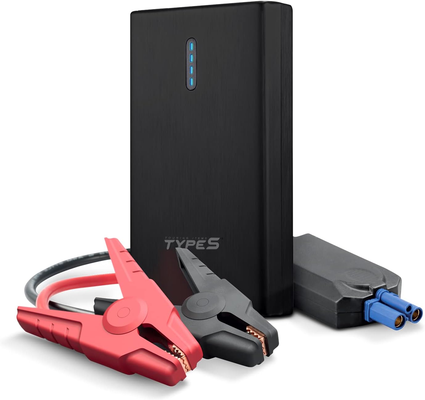 TYPE S 8000mAh Car Jump Start and Portable Power Bank - Titanium Pack of 2