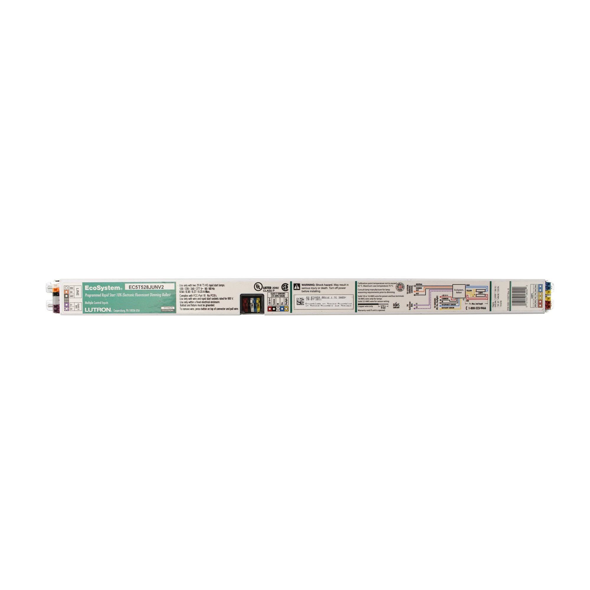 Lutron Ecosystem EC5T528JUNV2 T5 Dimming Ballast