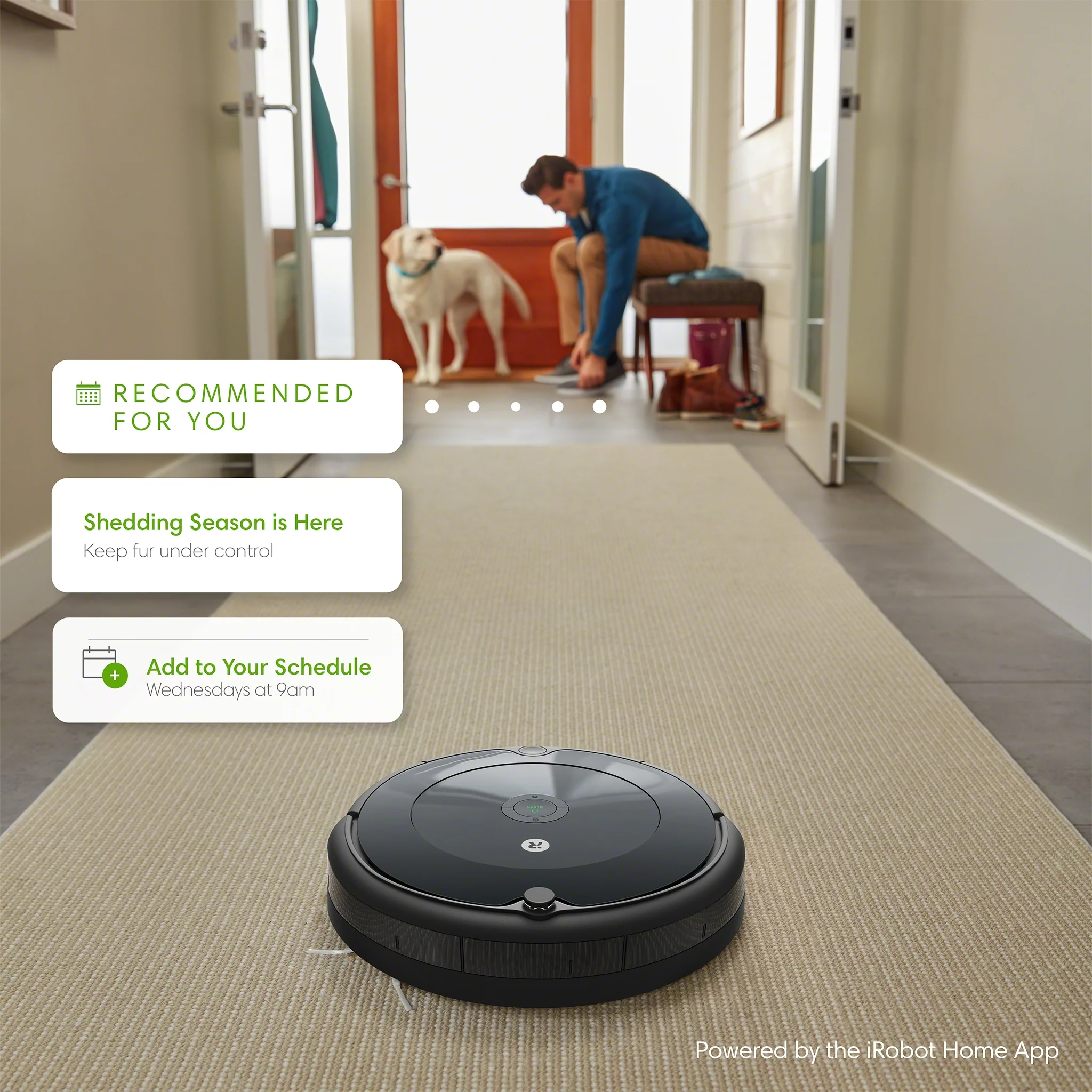 iRobot® Roomba® 676 Robot Vacuum-Wi-Fi Connectivity, Personalized Cleaning Recommendations, Works with Google, Good for Pet Hair, Carpets, Hard Floors, Self-Charging
