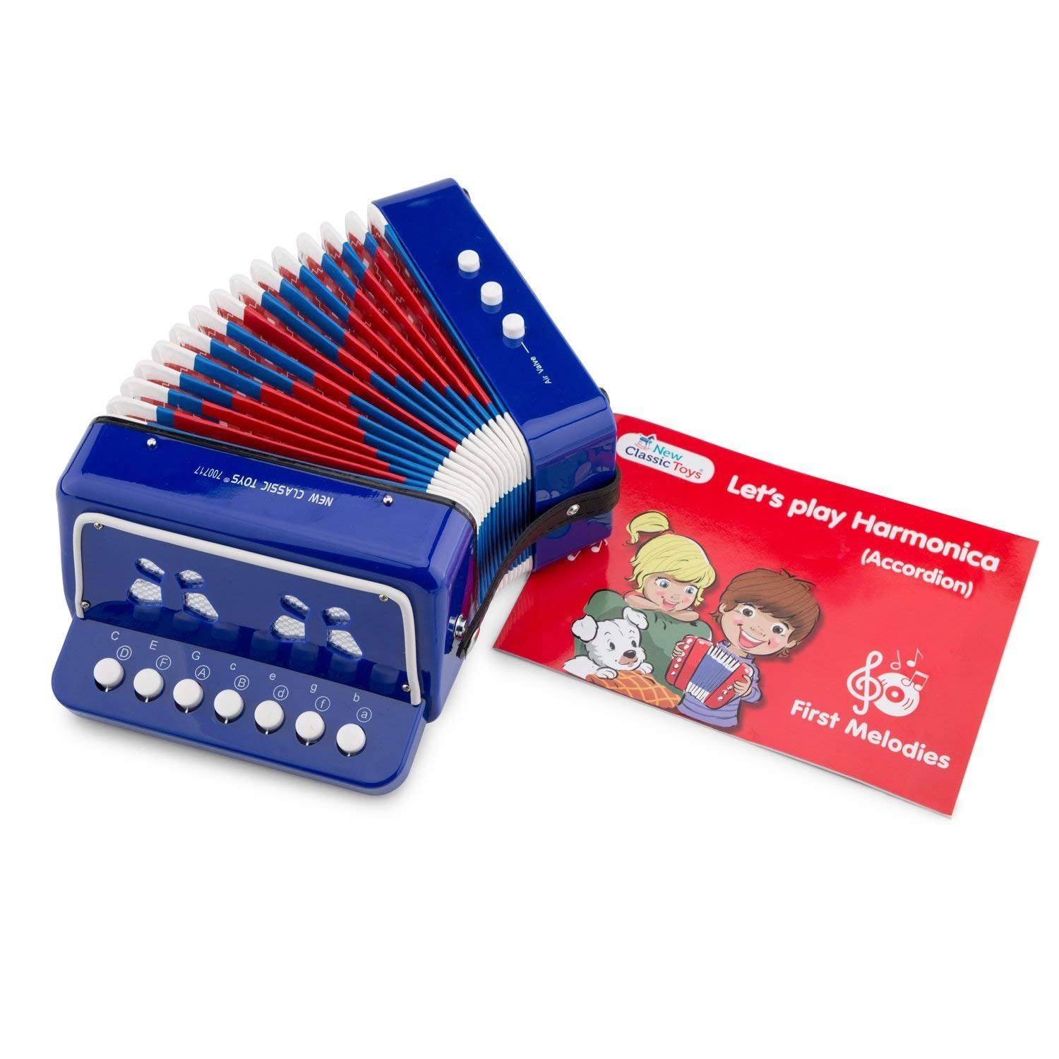 New Classic Toys Accordion Blue