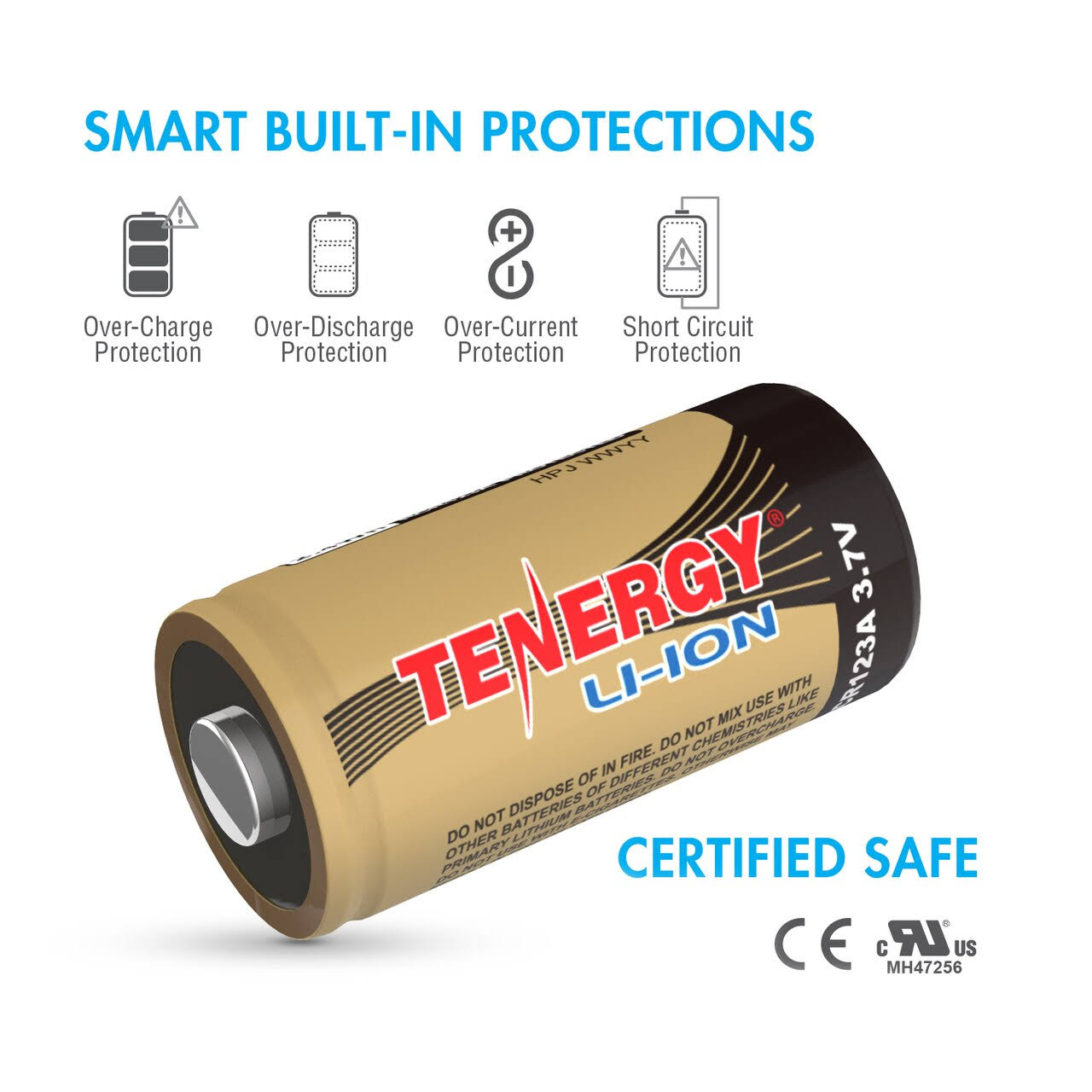 Rechargeable Batteries (24-Pack) Arlo Certified Li-ion 3.7V 650mAh for Arlo Smart Security Camera, UL u0026 Un Certified