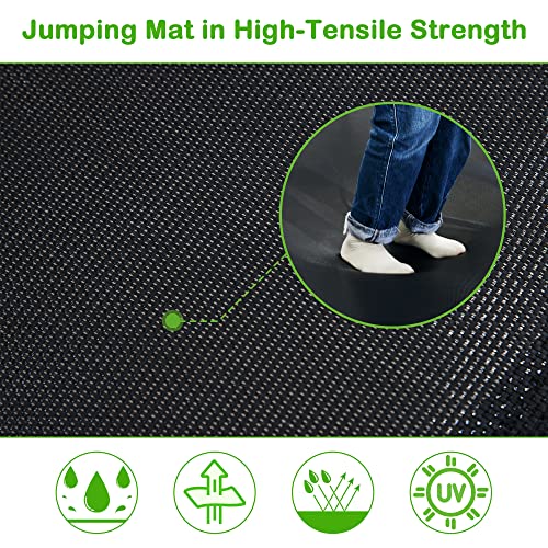 Merax 7FT Kids Trampoline with Safety Enclosure Net, Slide and Ladder, Easy Assembly Round Outdoor Recreational Trampoline