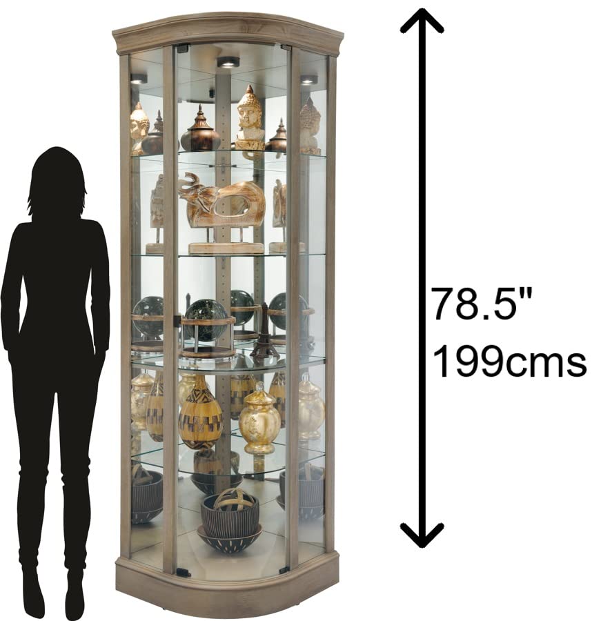 Howard Miller Heckman Corner Curio Cabinet 547-243
