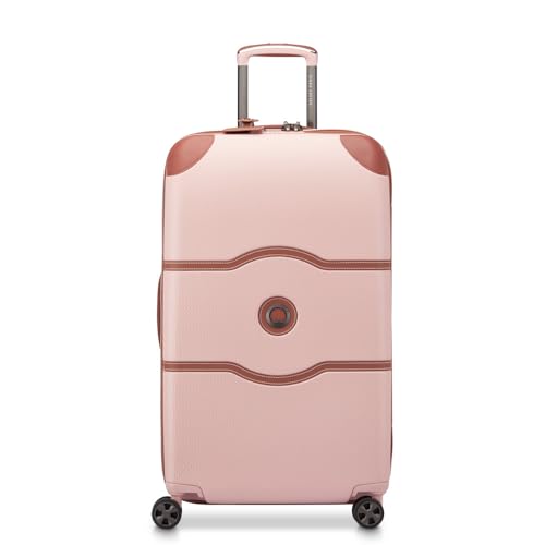 DELSEY PARIS Chatelet Air 2.0 Hardside Luggage with Spinner Wheels, Angora, Checked-Large 28 Inch