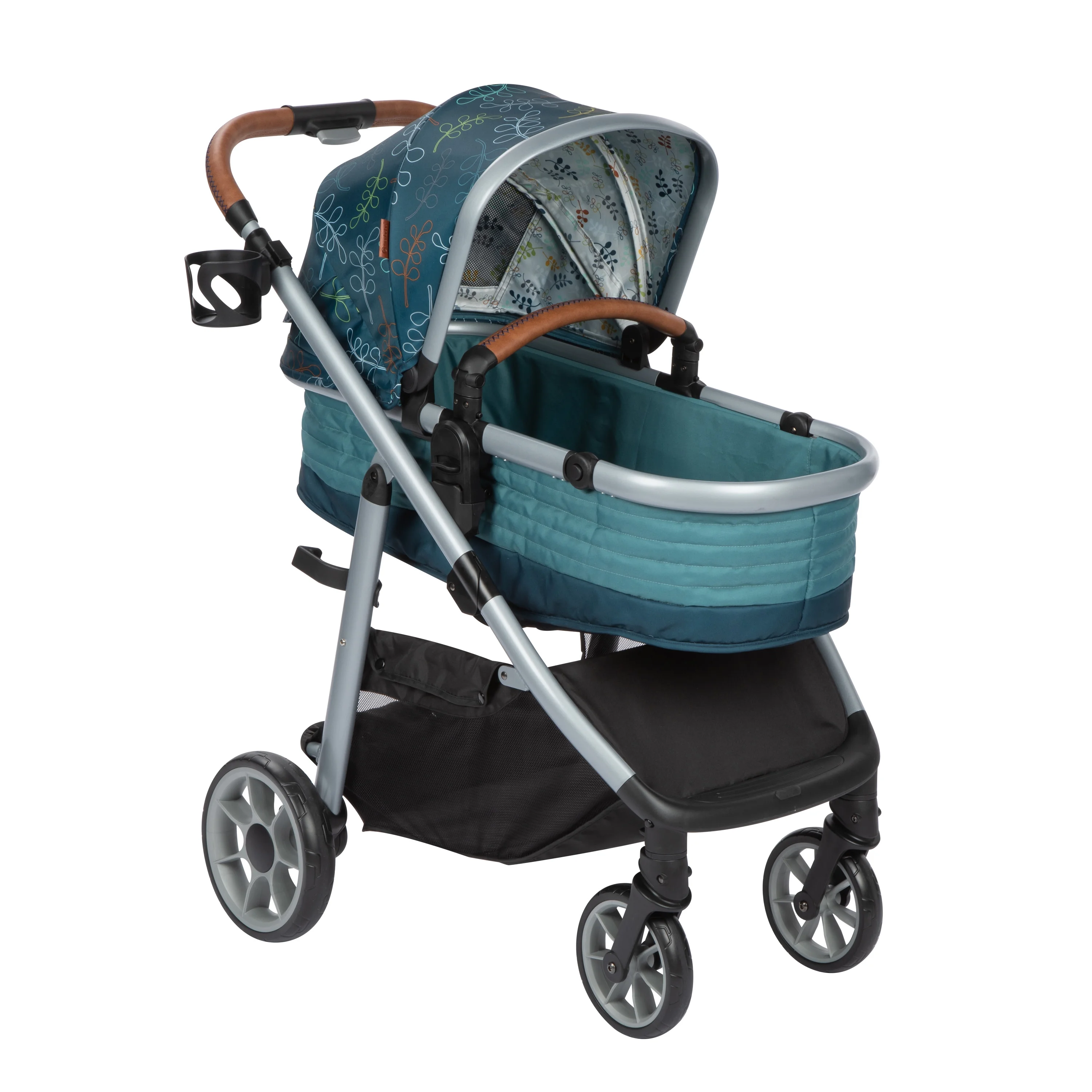 Monbebe Lynx 6 in 1 Modular Travel System Stroller and Infant Car Seat, Leaf
