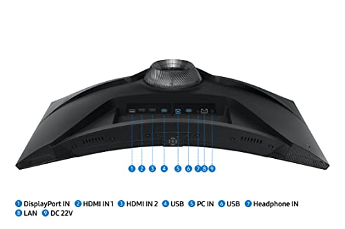 SAMSUNG Odyssey G65B QHD 240Hz 1ms (GTG) HDR 600 Gaming Hub 1000R Curved Gaming Monitor (Renewed)