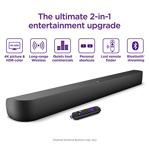 Roku Streambar Pro | 4K HDR Streaming Device Standalone Streaming Media Player